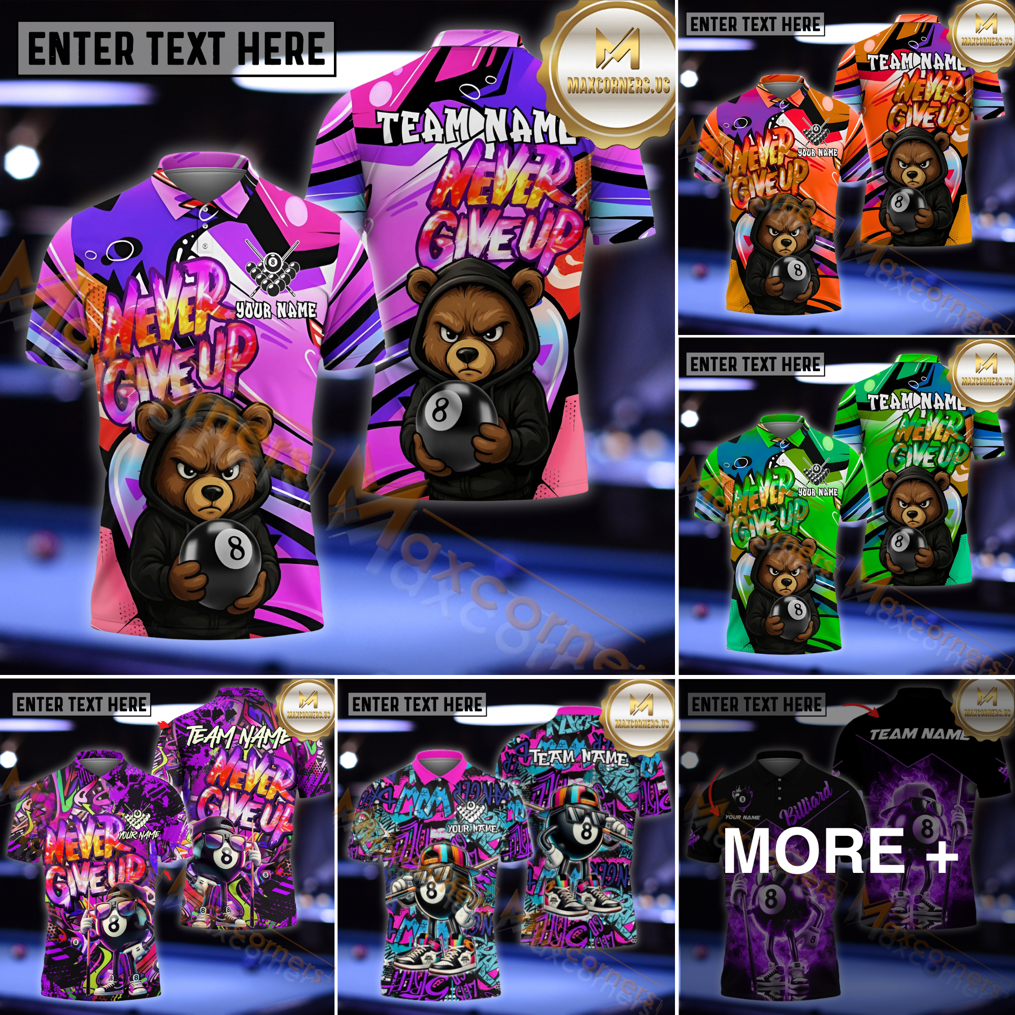 Billiard 3D Shirts 2025