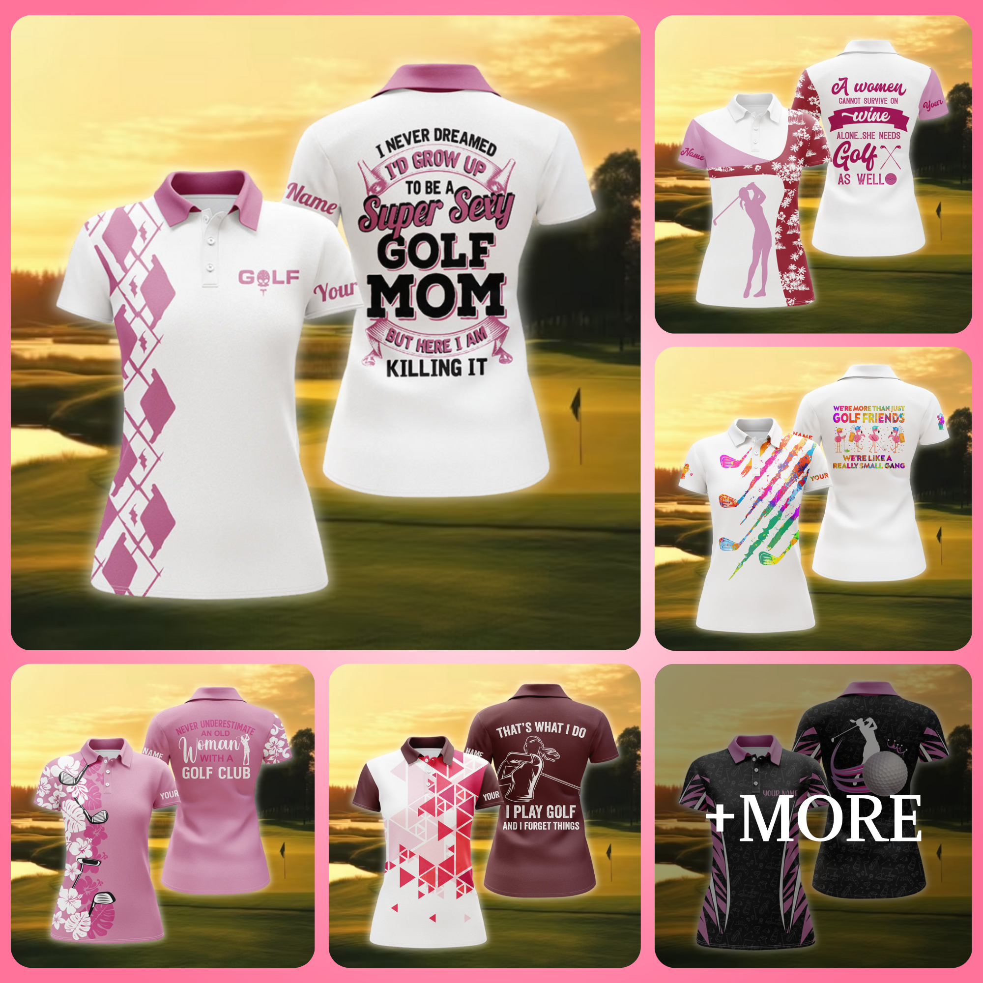 WOMEN GOLF POLO SHIRT COLLECTION