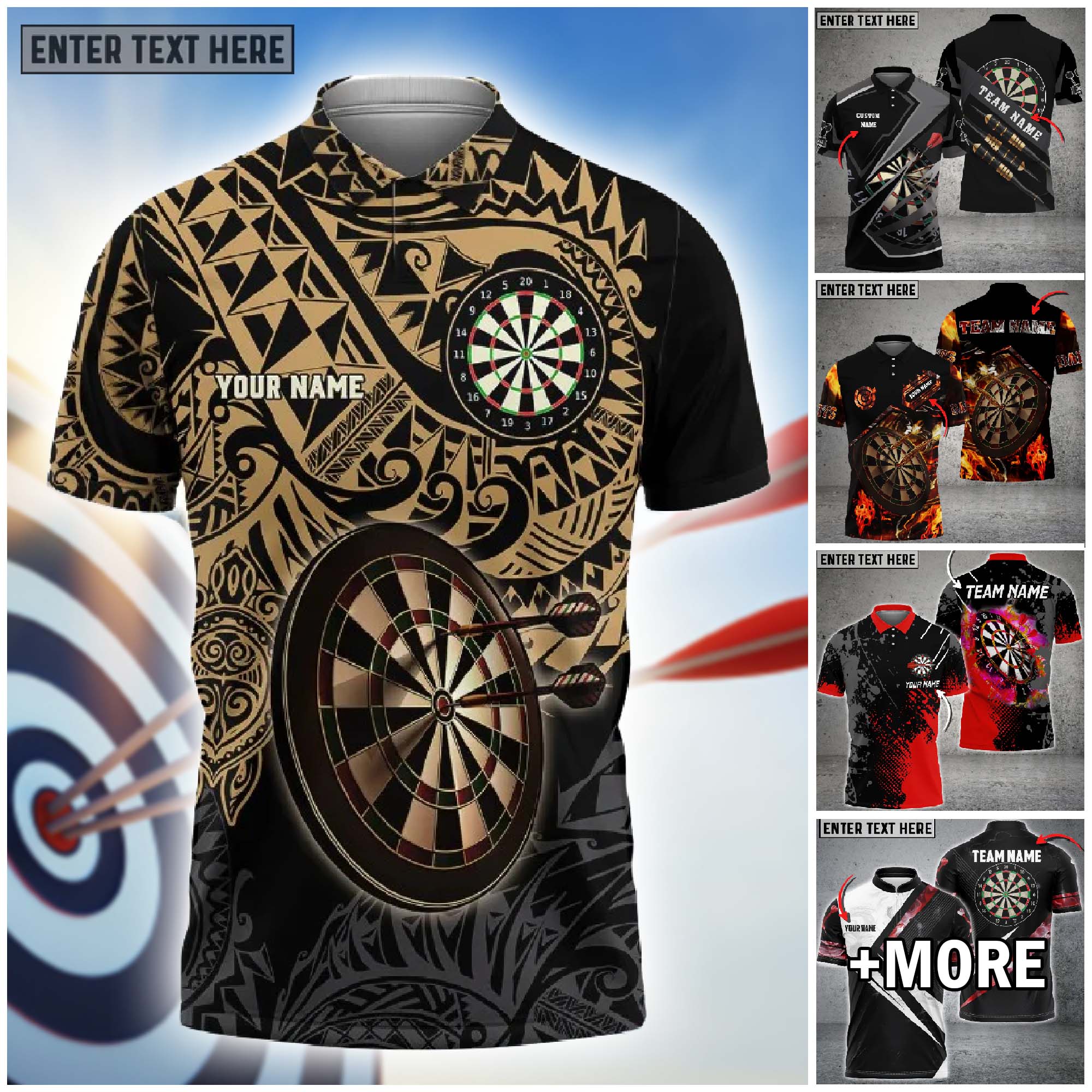 COLLECTION DART 3D POLO SHIRT