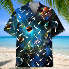 Maxcorners Bowling Space Hawaiian Shirt