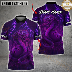 Maxcorners Bowling Neon Venom Multicolor Customized Name, Team Name 3D Shirts