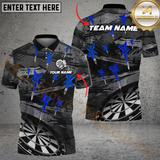 Maxcorners Darts Grunge Arrow Rain Multicolor Options Personalized Name, Team Name 3D Shirt