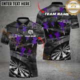 Maxcorners Darts Grunge Arrow Rain Multicolor Options Personalized Name, Team Name 3D Shirt