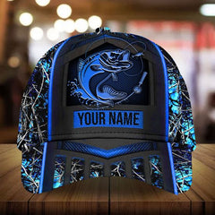 Maxcorners Pride Custom Text Premium Men's Fishing Cap D Polyester Multicolor