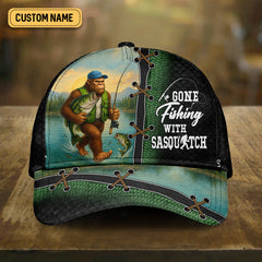 Maxcorners Bigfoot Fishing Hat, Fishing Trucker Hat, Fishing Cap For Men, Fishing Gifts For Dad