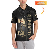 I've Got a Big Pair Custom Name Poker Shirt, Men's Poker Polos, Funny Poker Shirts