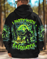 Maxcorners I Party With Sasquatch Bigfoot All Over Print LM1601