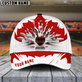 Maxcorners Bowling Ice Age Multicolor Personalized Name 3D Cap