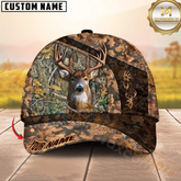 Maxcorners Forest Brown Deer Hunter Personalized Hat 3D Printed Multicolor