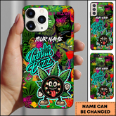Maxcorners Darts Funny Cartoon 420 Art Personalized Name 3D Phone Case