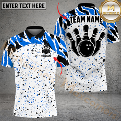 Maxcorners Bowling Classic Multicolor Options Personalized Name, Team Name 3D Shirt
