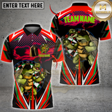 Maxcorners Lightning Turtle Darts Multicolor Customized Name, Team Name 3D Shirts