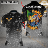 Maxcorners Darts Funny Shark Multicolor Options Personalized Name, Team Name 3D Shirt