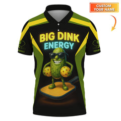 Maxcorners Big Dink Energy Shirt, Funny Pickleball Shirt, Custom Pickleball Shirt LM0509