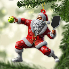 Maxcorners Custom Name Pickleball Ornament, Christmas Gift for Pickleball Lover 2D Flat LM2111
