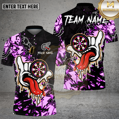 Maxcorners Dartboard Graffiti Hand Tongue Street Art Multioptions Personalized Name, Team Name Unisex 3D Shirt (4 Colors)