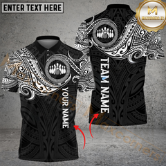Maxcorners Bowling Tribal Tattoo Multicolor Customized Name, Team Name 3D Shirts