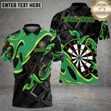 Maxcorners Darts Animated Fire Multicolor Options Personalized Name, Team Name 3D Shirt