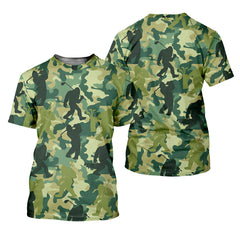 Maxcorners Bigfoot Sasquatch Men's Golf Polo Shirt, Funny Golf Shirt, Gift For Golfers