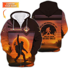 Maxcorners Bigfoot Men's Golf Polo Shirt, Golfing Apparel, Mens Golf Gift, Funny Golf Shirt