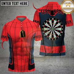 Maxcorners Darts Spider Dartboard Champion Personalized Name, Team Name 3D Shirt