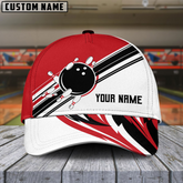 Maxcorners Bowling Dancing Strike Multicolor Personalized Name 3D Cap