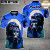 Maxcorners Darts Kong Colorful Multicolor Options Personalized Name, Team Name 3D Shirt