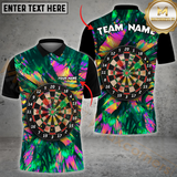 Maxcorners Darts Colorful Lightning Multicolor Options Personalized Name, Team Name 3D Shirt