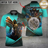 Maxcorners Darts Outlaw Gunslinger Multicolor Customized Name, Team Name 3D Shirts