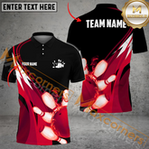Maxcorners Vintage Fox Bowling Jersey Multicolor Option Customized Name, Team Name 3D Shirt