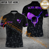 Maxcorners Golf Golden time Multicolor Option Customized Name, Team Name 3D Polo Shirt
