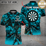 Maxcorners Darts Hell Cerberus Multicolor Options Personalized Name, Team Name 3D Shirt