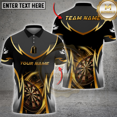 Maxcorners Darts Futuristic Lightning Dartboard Multicolor Customized Name, Team Name 3D Shirts