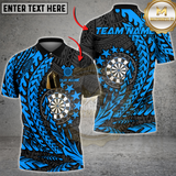 Maxcorners Darts Tribal Multicolor Customized Name, Team Name 3D Shirts