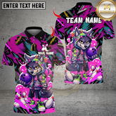 Maxcorners Bowling Graffiti Streetwear Wolf Bowling Multicolor Customized Name, Team Name 3D Shirts