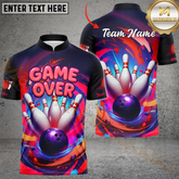 Maxcorners Blast Game Over Bowling Jersey Multicolor Customized Name, Team Name 3D Shirts