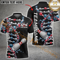 Maxcorners Genetic Strike Bowling Jersey Personalized Name 3D Unisex Shirt