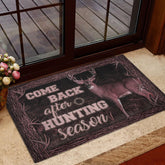 Maxcorners Hunting Rubber Doormat, Hunting Come Back Ater Hunting Season Hunter Welcome Doormat, Indoor Outdoor Door Mat, Home Decor
LM1611