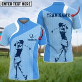 Max Corner Customized Name Golf Lover Ball Skin Multicolor Sport Jersey Pattern Custom 3D Polo Shirt