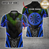 Maxcorners Dartboard Golden Jersey Vector Multioptions Customized Name, Team Name 3D Shirt (5 Colors)
