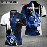 Maxcorners Billiards Ball 8 Resurrection Fire Multicolor Options Personalized Name 3D Shirt (6 Colors)