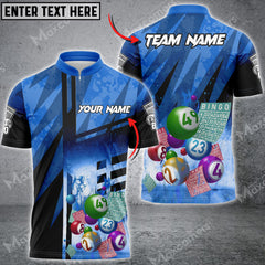 Maxcorners Bingo Fire Grunge Multicolor Option Customized Name 3D Shirt