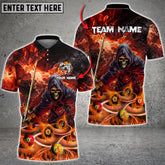 Maxcorners Billiards Lord Of Hell Personalized Name 3D Shirt (Multi Color Options)