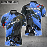 Maxcorners Billiards Paint Color Style Personalized Name, Team Name Unisex Shirt ( Multicolor Options )