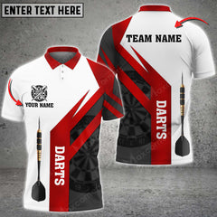 Maxcorners Darts D Color Options Personalized Name, Team Name Unisex 3D Shirt