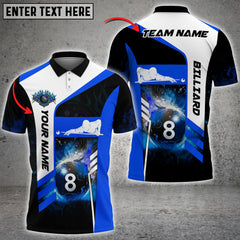 Maxcorners Billiards 8 Ball Fire Multicolor Options Customized Name 3D Shirt