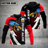 Maxcorners Billiards Eagle US Flag 3D All Over Printed Clothes