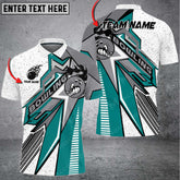 Maxcorners Bowling Ball & Pins Mystical Moon Multicolor Option Customized Name 3D Shirt (5 Colors)