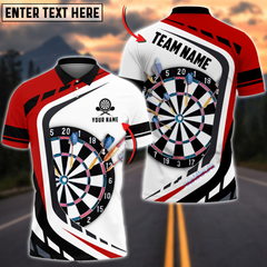 Maxcorners Dartboard Darts Multicolor Option Personalized Name 3D Shirt