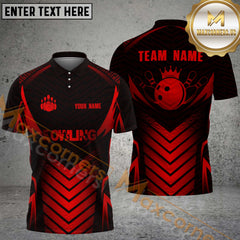 Maxcorners Premium Bowling Jersey Multicolor Options Personalized Name, Team Name 3D Shirt
